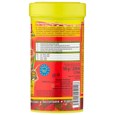 Сухой корм Dajana Pet Colour Flakes для рыб